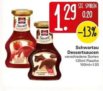 WEZ Schwartau Dessertsaucen 125ml Angebot