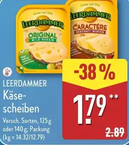 Aldi Nord LEERDAMMER Käse- scheiben Angebot