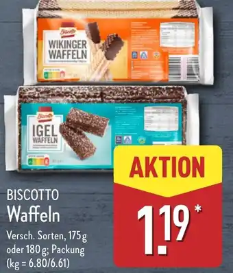 Aldi Nord BISCOTTO Waffeln Angebot