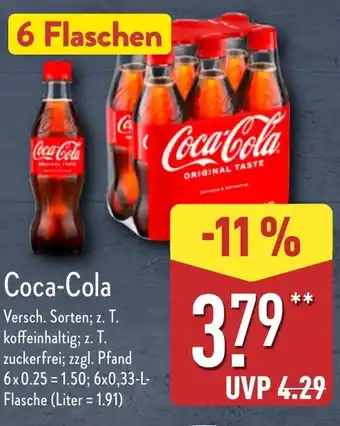 Aldi Nord Coca-Cola Angebot