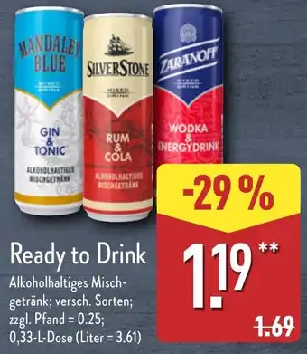 Aldi Nord Ready to Drink Angebot