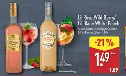 Aldi Nord Lil Rose Wild Berry/ Lil Blanc White Peach Angebot