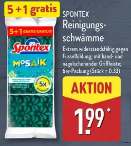 Aldi Nord SPONTEX Reinigungs- schwämme Angebot