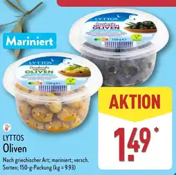 Aldi Nord LYTTOS Oliven Angebot