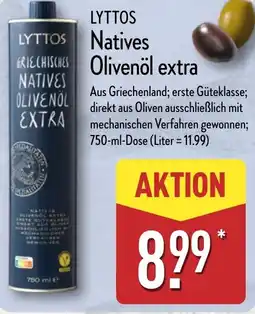 Aldi Nord LYTTOS Natives Olivenöl extra Angebot