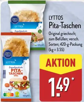 Aldi Nord LYTTOS Pita-Taschen Angebot