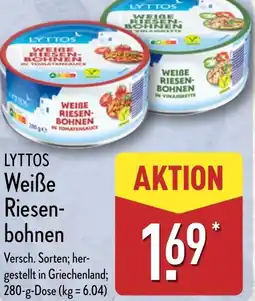 Aldi Nord LYTTOS Weiße Riesen- bohnen Angebot