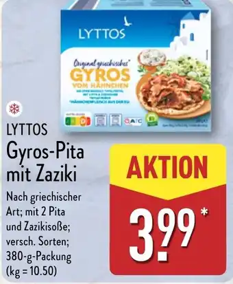 Aldi Nord LYTTOS Gyros-Pita mit Zaziki Angebot