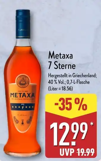 Aldi Nord Metaxa 7 Sterne Angebot