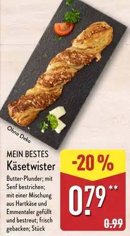 Aldi Nord MEIN BESTES Käsetwister Angebot