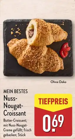 Aldi Nord MEIN BESTES Nuss- Nougat- Croissant Angebot