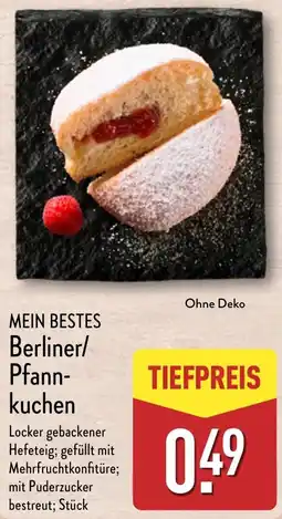 Aldi Nord MEIN BESTES Berliner/ Pfann- kuchen Angebot