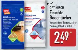 Aldi Nord OPTIWISCH Feuchte Bodentücher Angebot