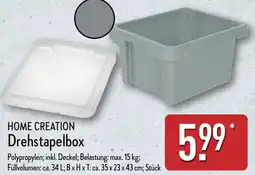 Aldi Nord HOME CREATION Drehstapelbox Angebot