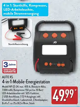 Aldi Nord AUTO XS 4-in-1-Mobile-Energiestation Angebot