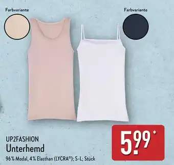 Aldi Nord UP2FASHION Unterhemd Angebot