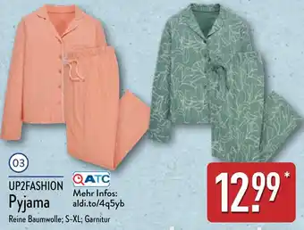 Aldi Nord UP2FASHION Pyjama Angebot