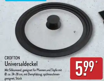 Aldi Nord CROFTON Universaldeckel Angebot