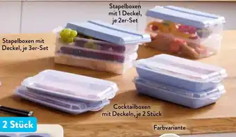 Aldi Nord CROFTON Cocktail-/Multi- stapel-Boxen Angebot