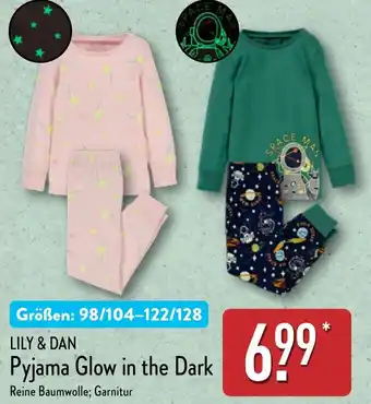 Aldi Nord LILY & DAN Pyjama Glow in the Dark Angebot