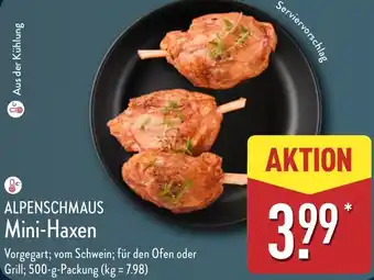 Aldi Nord ALPENSCHMAUS Mini-Haxen Angebot