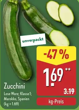 Aldi Nord Zucchini Angebot