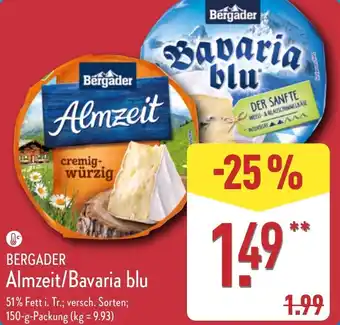 Aldi Nord BERGADER Almzeit/Bavaria blu Angebot