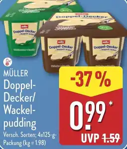 Aldi Nord MÜLLER Doppel- Decker/ Wackel-pudding Angebot