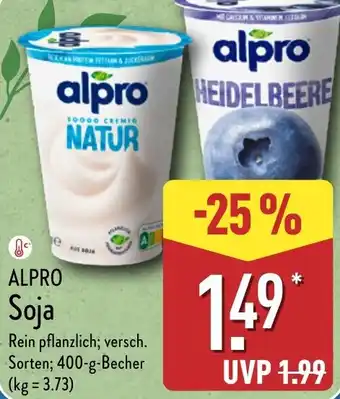 Aldi Nord ALPRO Soja Angebot