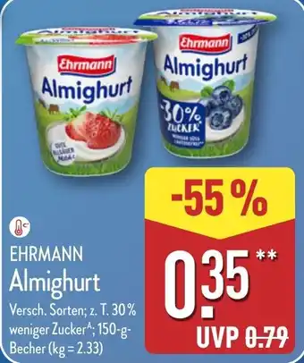 Aldi Nord EHRMANN Almighurt Angebot