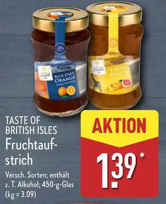 Aldi Nord TASTE OF BRITISH ISLES Fruchtauf- strich Angebot