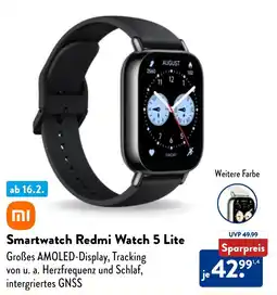 Aldi Nord mi Smartwatch Redmi Watch 5 Lite Angebot