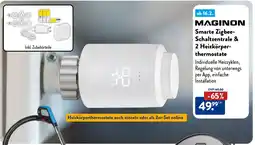 Aldi Nord MAGINON Smarte Zigbee- Schaltzentrale & 2 Heizkörper- thermostate Angebot