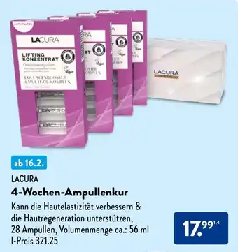 Aldi Nord LACURA 4-Wochen-Ampullenkur Angebot