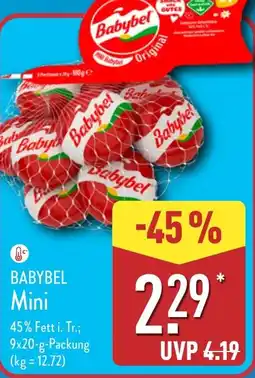 Aldi Nord BABYBEL Mini Angebot