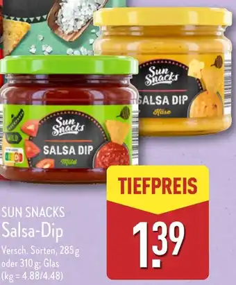 Aldi Nord SUN SNACKS Salsa-Dip Angebot