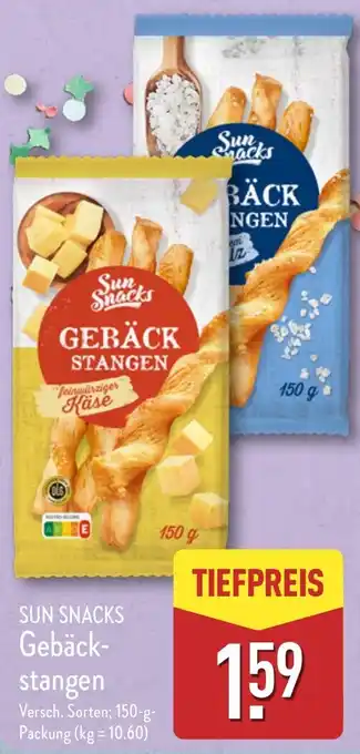 Aldi Nord SUN SNACKS Gebäck- stangen Angebot