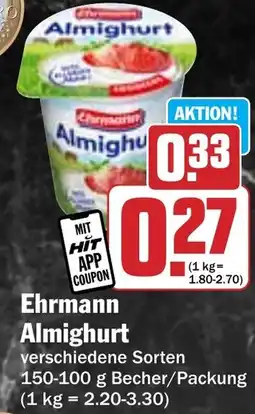 Hit Ehrmann Almighurt Angebot