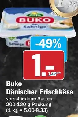 Hit Buko Dänischer Frischkäse Angebot