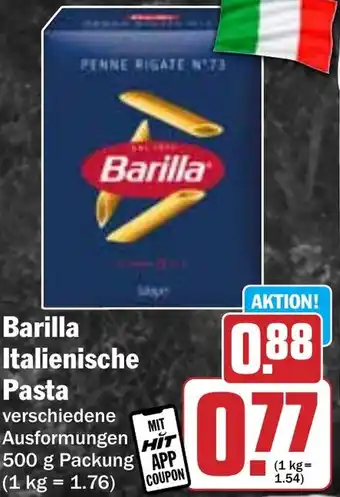 Hit Barilla Italienische Pasta Angebot