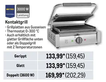 METRO METRO PROFESSIONAL Kontaktgrill Angebot