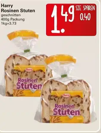 WEZ Harry Rosinen Stuten 400g Angebot