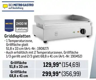 METRO METRO PROFESSIONAL Griddleplatten Angebot