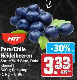 Hit Peru/Chile Heidelbeeren Angebot