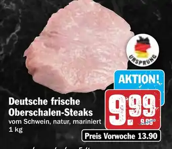 Hit Deutsche frische Oberschalen-Steaks Angebot