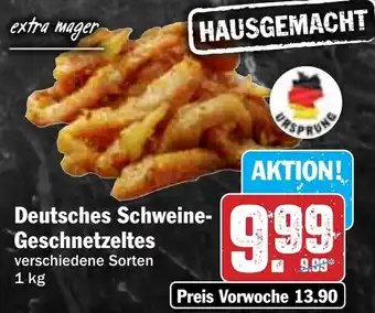 Hit Deutsches Schweine- Geschnetzeltes Angebot