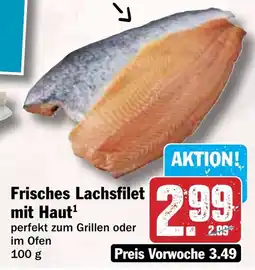 Hit Frisches Lachsfilet mit mit Haut¹ Angebot