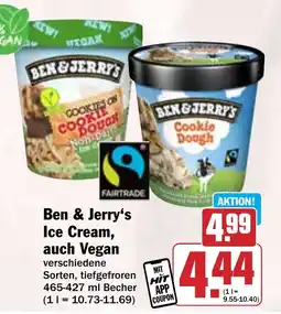 Hit Ben & Jerry's Ice Cream, auch Vegan Angebot