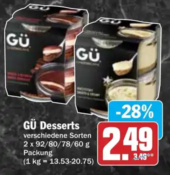 Hit GÜ Desserts Angebot