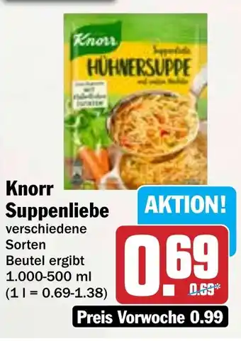 Hit Knorr Suppenliebe Angebot